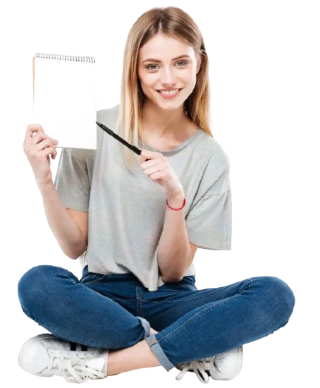 young-woman-using-pencil-notebook